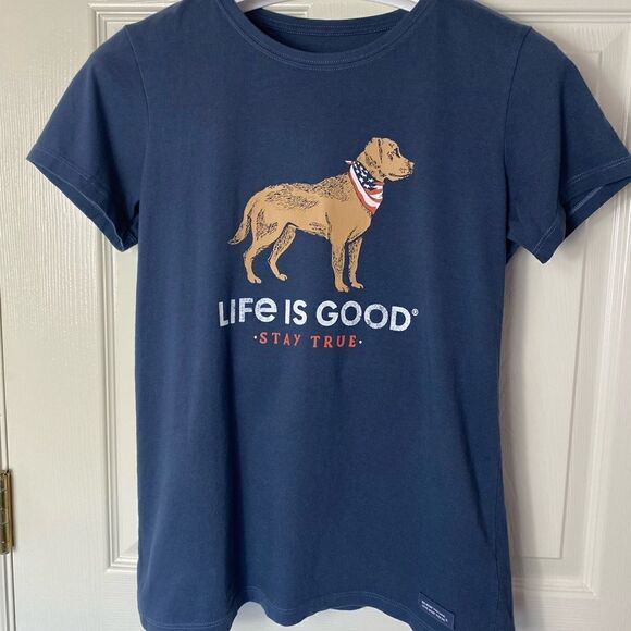 LIFE IS GOOD WOMEN'S CRUSHER GRAPHIC T-Shirt - "Stay True" - Picture 8 of 8